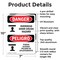 Signmission Safety Culture Sign, 7 in Width, Aluminum, Rectangle, Bilingual OS-2PACK-DS-A-710-VS-1720 - alternate 7